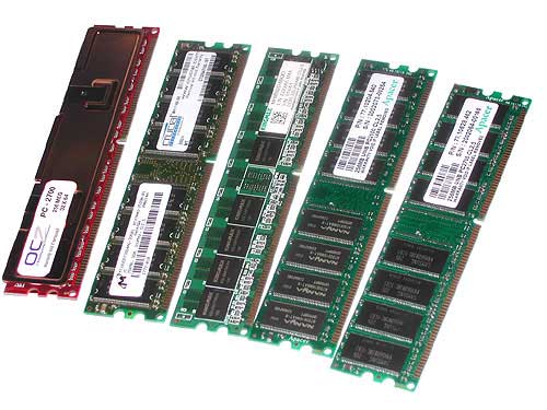DDR Memory ram ddr PC 3200 ram, ddr PC2700 ram and PC2100 ram, PC2100 SO-DIMM -  184 pin, 200 pin
